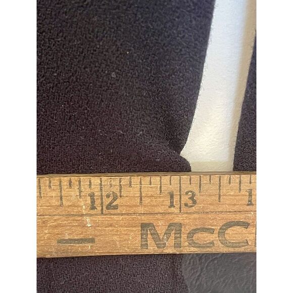 Evan Picone Vintage Dress Navy Size 4 Belted Wool 60s 70s Classic Career ILGWU - Picture 7 of 11